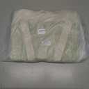 TINYAT Quilted Tote Bag for Women Puffer Duffle Bag with Yoga Mat Strap Zipper Travel Bag Large Yoga Gym Tote for Work, Sport