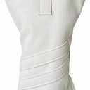 1pc Golf Club Head Cover Or 3pcs Golf Club Covers for Driver 3 Wood and Hybrids - White Golf Driver Headcover Fairway Wood Head Cover Hybrid Headcover Designed for All Brand