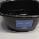 Mantello Foot Soaking Tub- Extra Large Pedicure Bowl - Foot Bath Basin - Home Foot Spa (Black)