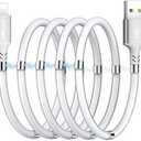 AICase Magnetic Charging Cable,(3FT) Super Organized Charging Magnetic Absorption Nano Data Cable for Phone 14 13 12 11/XS/XS Max/XR/X/8/8 Plus/7/7 Plus/6s/6s Plus/6/6 Plus/SE/5s/5c/5/Pad/Pod, 2 PCS