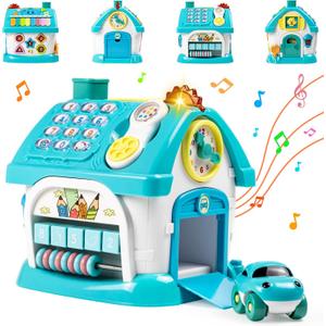 Marstone Baby Toys for 1 Year Old Boy and Girl Gifts: Kids, Toddler Toys Age 1-2, 8-in-1 Educational House for One Year Old Birthday Gift