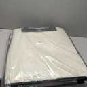 Large Reusable Grocery Bag on Wheels, Foldable Rolling Tote Bag with Detachable Roller (Beige)