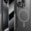 Diaclara Magnetic for iPhone 15 Pro Case, [with Privacy Screen Protector] [Anti Spy] [Military Grade Drop Protection] Heavy Duty Full-Body Shockproof Phone Case, Black