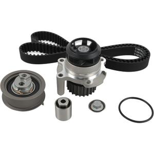 2.0 Timing Belt Kit with Water Pump FITS FOR 08-09 TT, 05-09 A4 Quattro, 06-09 A4, FOR 06-09 Passat, 07-09 Jetta City, 06-08 Jetta, 06-08 GTI, 07-09 Eos 2.0T GAS DOHC #Replace TCKWP334
