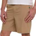 Quiksilver Shorts for Men Big and Tall, Hybrid Stretch Amphibian Quick Dry Short (3X, Khaki)