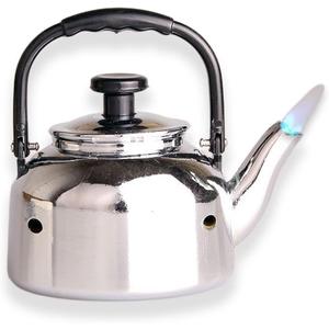 Torch Lighter, Weird Lighters, Creative Kettles Kitchenware Design, Fillable Adjustable, Butane Lighter, Unique Gifts for Men Candles(No Gas) (Sliver)