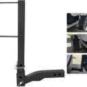 ECOTRIC Spare Tire Mount Carrier 24-Inch Universal Fit for SUV ATV UTV RV Truck Car w/Standard 2'' Receiver Trailer Hitch Tire Carrier Bracket