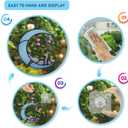 Cat Moon Star Gift for Cat Lovers, Women, Moms, Girls  Cute Acrylic Window Hanging Ornament  Thoughtful Memorial, Sympathy & Remembrance Gift  Blue