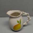 DIF Deco Vintage Lemon Ceramic Vase, Ice Glazed Crack Farmhouse Pitcher Vase for Shelf, Centerpiece Table,Room,Bathroom,Bedroom,Living Room,Office Decorations(6.4 inch)