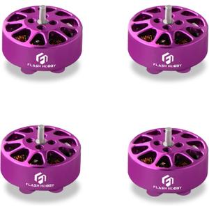 4PCS 1303 Brushless Motor RC Micro Motor for FPV UAV Drone Quadcopter Multicopters Toothpick Drone (8000KV, Purple)