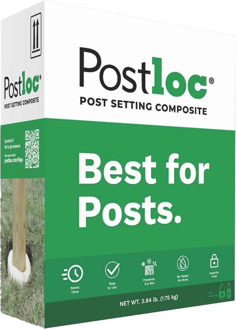 Postloc - 2 Post Kit - Easy to Use Concrete Alternative