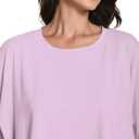 Womens Oversized T Shirts Crewneck Rolled Short Sleeve Tops Summer Casual Basic Workout Tee Shirts (L)