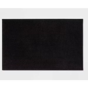 Black Bathroom rug 36x60