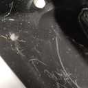 Broom and Dustpan Set for Home, 51-in Long Adjustable Handle Angle Broom and Dustpan Combo Set with Dust Pan Teeth to Clean Hair for Home Kitchen Office Lobby Floor Garden (Black&White) (Medium)