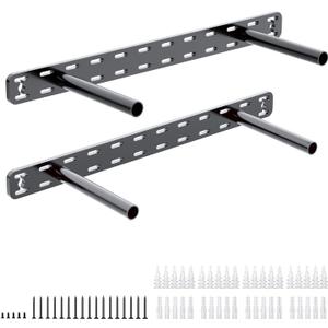 2pcs Floating Shelf Hardware Heavy Duty Hidden Shelf Brackets Support, Wall Mounting Invisible Floating Shelves Bracket Without Jig (18" x 6" x 1.5" Without Tools)