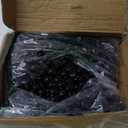 GasSaf Blue Fire Glass Beads for Outdoor Fire Pit, Fireplace, Replaces Existing Gas Logs & Lava Rocks, 3/4 Inch Glass(10 Pound)(Onyx Black)
