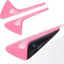 2 Pcs Side Blind Spot Camera Covers for Tesla HW3.0, Compatible with Model 3 and Model Y (Pink, HW 3.0)