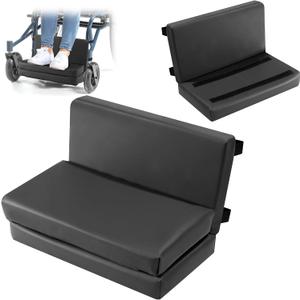 BALAPET Adjustable Wheelchair Leg Rest, High Density Foam Wheelchair Foot Support, Extender Calf Elevated Pad, Soft and Comfortable Leg Cushion Protector for Home Hospital(Black)