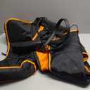 Leg Massager with Heat and Compression, Foot and Full Leg Massager for Circulation and Pain Relief, Sequential Compression Boots with 6 Modes, 6 Intensity, 3 Heat, Gifts for Mom, Dad, Athletes (Black Yellow)