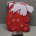 18 Pieces Large Merry Christmas Yard Signs with Solar LED Light Christmas Red Snowflake Yard Signs with Stakes 15.7 Inch Waterproof Outdoor Letter Decoration Lawn Sign for Holiday Party Garden