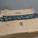 Seachrome 18 inch Silhouette Slimline Folding Wall Mount Shower Bench Seat, Matte Black Seat with Matte Black Frame