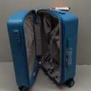 Hanke Expandable Carry On Luggage 22x14x9 Airline Approved, 20 Inch Hard Shell Suitcases with Wheels, Lightweight Travel Luggage Carry On Suitcase for Woman & Men with Tsa Lock(Caribbean Blue)