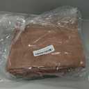 MIULEE Pack of 2 Decorative Throw Pillow Covers Soft Chenille Throw Pillows Solid Neutral Farmhouse Textured Cushion Covers Morden Home Decor for Couch Sofa Bedroom Living Room 18x18 Inch, Dark Brown