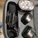 Red Light Therapy Module, PRUNGO RLT300, 650nm Red Light and 850nm Infrared Polarized Light Device to Relieves The Pain for Wrists, Ankles, Knees and Other Joints (Three, Black)