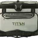 Titan by Arctic Zone Deep Freeze Cooler - Zipperless Hardbody Cooler - Deep Freeze Insulation, HardBody Liner, and SmartShelf, 30 Can