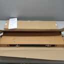 Homeforia 24 inch Golden Oak Floating Shelf, High End Solid Real Wood 24inch Small Floating Shelves for Wall Mounted, Oak Wooden 24in Floating Shelves, Heavy Duty Bracket, 24 X 6.5 X 1.75 in, Set of 2