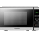Chefman Countertop Select 0.7 Cu. Ft. Small Microwave Oven – 700W with Presets, Eco Mode, Mute Option, Safety Lock – Stainless Steel