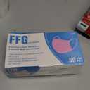 FFG 50 Pcs Disposable 3 Layer Protection Adult Face Mask Pink