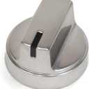 GE WB03X29354 Range Surface Burner Knob (Stainless Steel)