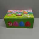 [6 Surprise Golden Eggs] 150 Pack 3 Inch Large Easter Eggs, Empty Easter Eggs Fillable, Bright Colors Plastic Eggs Bulks for Easter Hunt, Easter Party Favor, Basket Stuffers Fillers