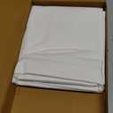 Amazon Basics Breathable 100% Cotton Hypoallergenic Body Pillow Protector with Zipper, Machine Washable, Cool, White, 55 x 21 inches, Pillows Not Included