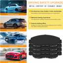 Front Ceramic Disc Brake Pads D465 Replacement For Honda Accord EX/LX 2.2L 1990-1997, 2.7L 1995-1997, For Accord SE 1991/1997, Accord 1994-1997 (DX), For Acura CL Base/Premium 2.2L 1997