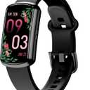 Health Fitness Tracker with 24/7 Heart Rate, Smart Watch with Blood Pressure and Blood Oxy-gen Monitor, Built-in 120+ Sport Mode, Sleep Tracking Waterproof Activity Tracker for Women Men