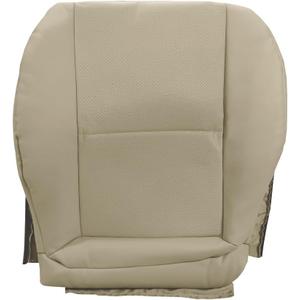 Driver Side Bottom Replacement Perforated Leather Seat Cover Tan Compatible with Mercedes-Benz GLK 250 280 300 2008-2014, GLK 350 2008-2015 Only for Sport (1pcs Bottom Seat Cover)