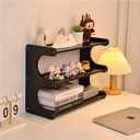 3 Tier Bookshelf for Desktop, Storage Rack, Desktop Organization