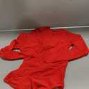 speerise Women Turtleneck Long Sleeve Bodysuit, Adult Stretchy Leotards Tops with Zipper Closure Soft Jumpsuit for Gymnastics (Medium, Red)