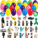 Prefilled Easter Eggs with Toys  29Pack Colorful Plastic Easter Eggs Filled with Fun Mini Toys for Kids, Easter Egg Hunt Supplies, Party Favors, Classroom Prizes, Easter Basket Stuffers