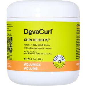 DevaCurl CurlHeights Volume + Body Boost Cream, 6 oz