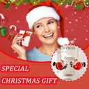 2 Pcs Christmas Ornament Tree Decorations 3D Resin Funny Santa Claus Hanging Ornaments with Design for Indoor and Outdoor Christmas Trees Pendant Holiday Decor (Styl 1)