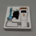 IPL Laser Hair Removal Device for Women & Men - at-Home Safe Painless Permanent Hair Reduction, 85% Hair Reduction in 4 Weeks, One-Button Control, Full Body & Face, Effective Salon Alternative (White)