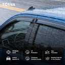 Window Visors Rain Guards Compatible with Dodge Challenger 2008-2023, Out-Channel Side Window Wind Deflectors Vent Shades Accessories, Dark Smoke, 2014 2015 2016 2017 2018 2019 2020 2021 2022
