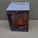 HL Himalayan Pink Salt Lamp  Pyramid Shape with Dimmer Switch & 2 Bulbs (15W)  Handcrafted Natural Crystal Rock Lamp for Home & Office Dcor