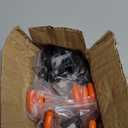 6 Pcs Magnetic Hooks Heavy Duty, D44 Industrial-Grade Neodymium Strong Magnet Hooks, Extra Large Magnetic Utility Storage Hooks, Magnetic Tool Hook for Garage Garden Kitchen Cruise Hanging (1.8 Inch Magnet, 6 Pack - Orange)