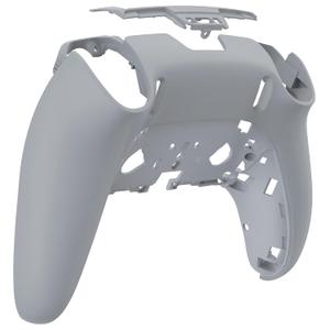 eXtremeRate Custom Back Plate Bottom Shell Compatible with ps5 Edge Controller, New Hope Gray DIY Replacement Back Shell Cover Compatible with ps5 Edge Controller