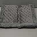 Dog Crate Pad 30x19 inch Gray Memory Foam Dog Bed Mat Small Medium Grey Washable Puppy Sleeping Bed Anti Slip