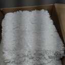 Disolla White Bathrom Runner Rug 24x59 - Large Soft Plush Bath Mat, Thick Long Non-Slip Shaggy Floor Mat, Ultra-Absorbent for Master Bathroom Bedroom